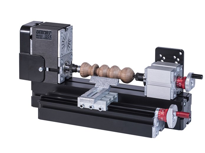 Drechselbank mit Längsschlitten Technic Set