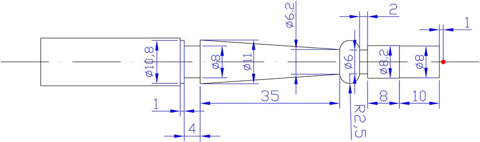 Technische Daten für den Aluminiumrohling 