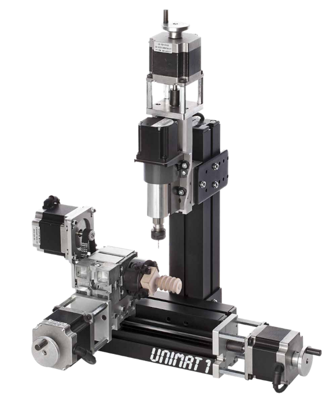 UNIMAT CNC mit 4 Achsen und Steuerbarer Spindel