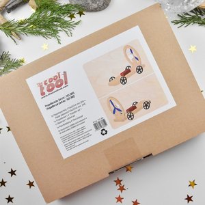 Materialpaket Propellerauto Verpackung