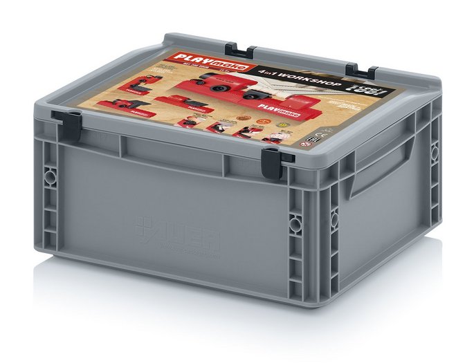 playmake transportbox aus kunststoff für den kindergarten